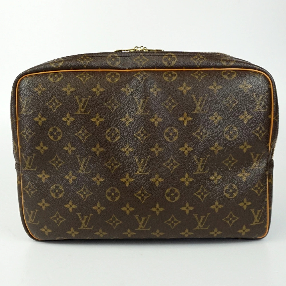 LOUIS VUITTON Reporter Monogram Canvas Brown Shoulder Bag Crossbody